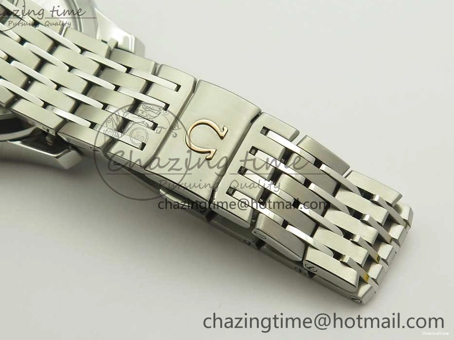0510 De Ville Hour Vision 41mm SS VSF 1:1 Best Edition White Dial on SS Bracelet A8500 Super Clone Casual 7946